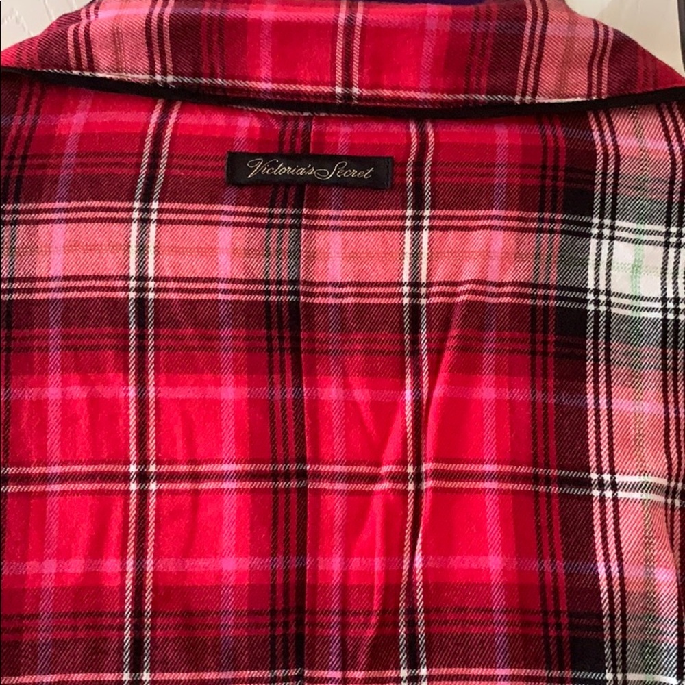 Victoria Secret Flannel Tie Romper - Picture 7 of 11
